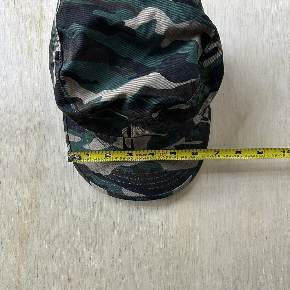 Ethos Hat Army Cap Mens Medium Green Camo Casual Summer Military Patrol
